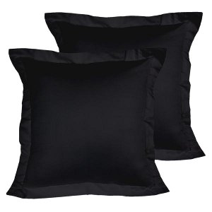 european-pillowcases-black
